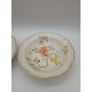 Mikasa Heritage Olde Tapestry Cereal Bowls Set Of 2 Fall Botanical 7.5"